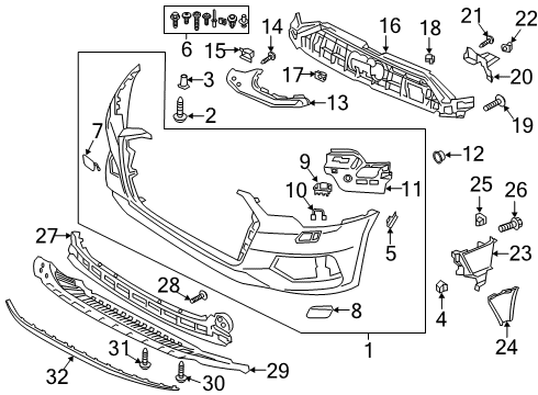 Audi 4K0-807-233-F Plate Audi 4K0-807-233-F Plate