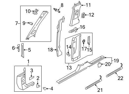 Audi 4M8-867-233-B-2O9 Lining Audi 4M8-867-233-B-2O9 Lining