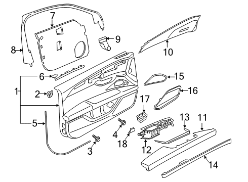 Audi 4N1-867-104-DR-VWB Trim Audi 4N1-867-104-DR-VWB Trim