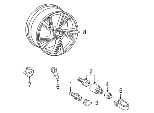 4K0-601-025-BM Audi Wheel