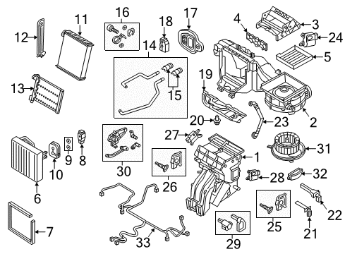 5QE-816-103-L Audi EVAPORATOR