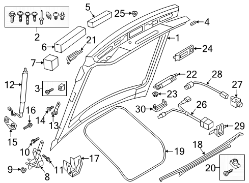 Audi 4K8-827-574-H MOLDING Audi 4K8-827-574-H MOLDING