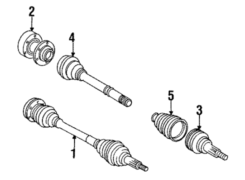 437-407-271-J Audi Drive Shaft Assembly