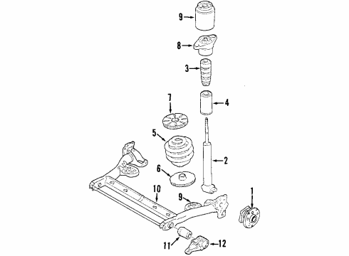 3B0-511-115-F Audi Coil Spring