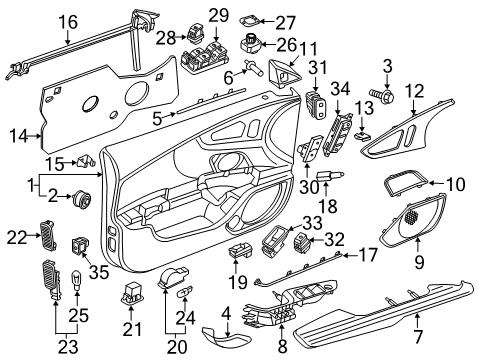 Audi 4G8-959-770-5PR Memory Switch 4G8-959-770-5PR Audi Memory Switch