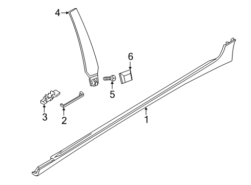 Audi 4K8-831-447 Stone Guard