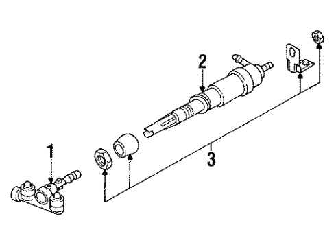Audi 4A0-955-985 Nozzle 4A0-955-985 Audi Nozzle