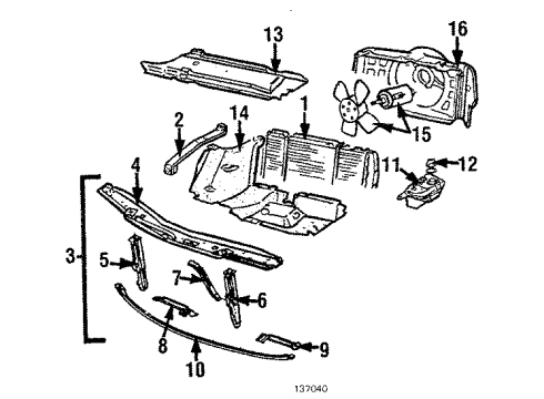 Audi 811-959-465-A Fan Blade Audi 811-959-465-A Fan Blade
