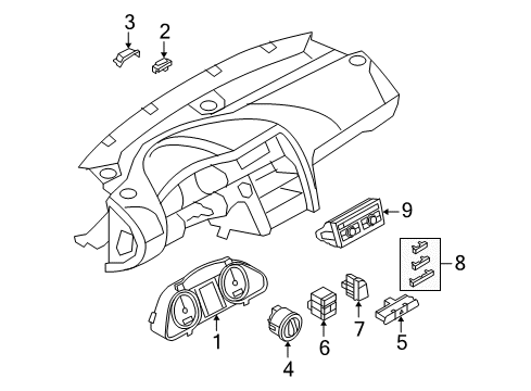 4L0-919-158-C-WET Audi Dash Control Unit