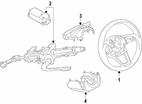 Audi 5QB-419-763 Steer Column Audi 5QB-419-763 Steer Column