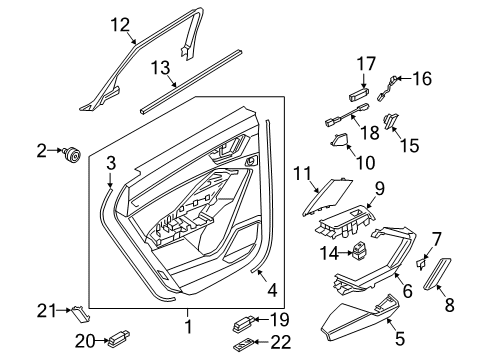 Audi 83A-867-373-A-IQD ARMREST 83A-867-373-A-IQD Audi ARMREST