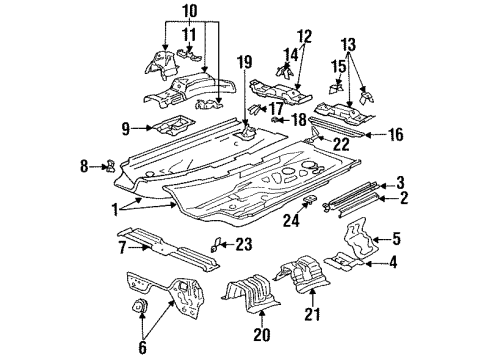 Audi 4A0-804-074-B Floor Audi 4A0-804-074-B Floor