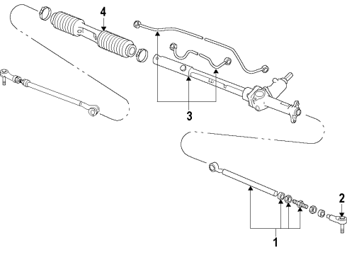4F0-422-887-J Audi Power Steering Suction Hose