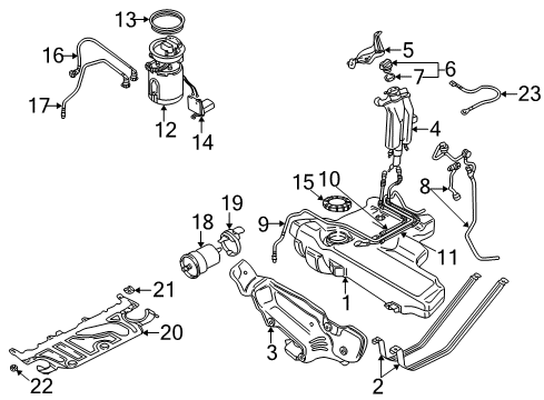 Audi 6Q1-723-503-P Pedal Travel Sensor 6Q1-723-503-P Audi Pedal Travel Sensor