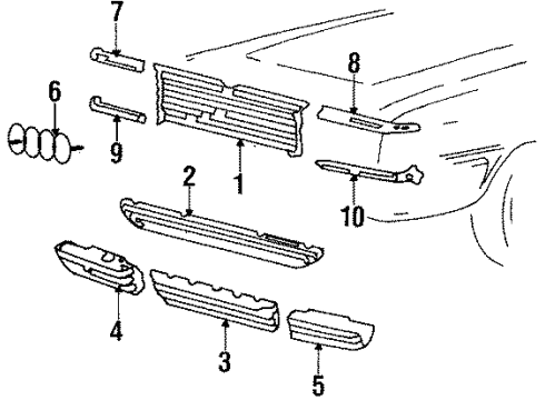 Audi 857-853-841-A Molding Audi 857-853-841-A Molding