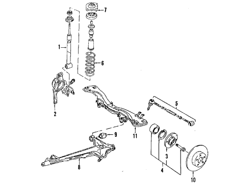 Audi 447-511-115-J-952 Coil Spring