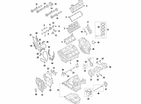 Audi 059-103-150-BM Front Cover 059-103-150-BM Audi Front Cover
