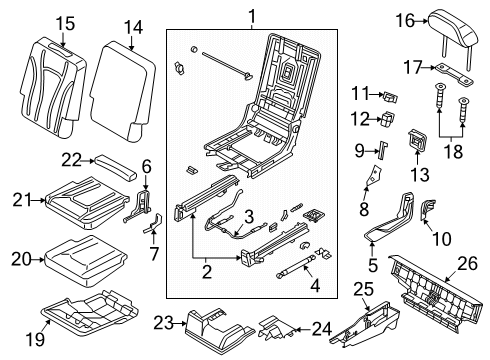 Audi 4M0-963-557-AF Seat Back Heater 4M0-963-557-AF Audi Seat Back Heater