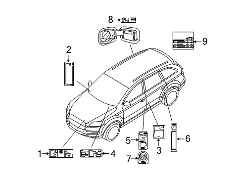 Audi 03H-010-626-G Emission Label Audi 03H-010-626-G Emission Label