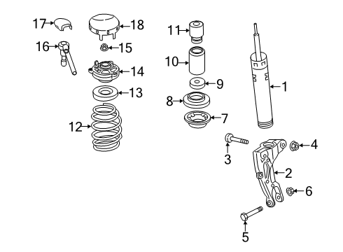 Audi 8W0-411-105-LD Spring Audi 8W0-411-105-LD Spring