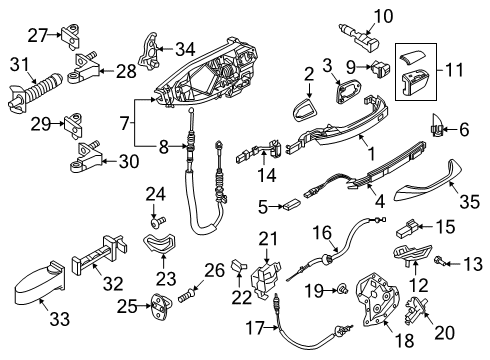 4N0-971-029-AN Audi Wire Harness