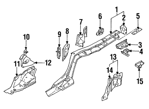 Audi 8A5-804-229 Mount Bracket 8A5-804-229 Audi Mount Bracket