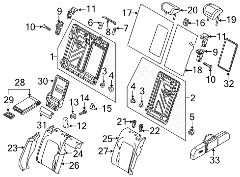 8V7-886-197-MG6 Audi Lower Frame Cap