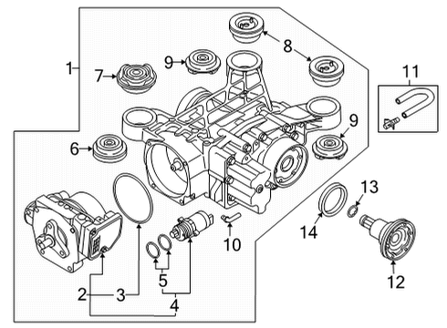0CN-409-053-AN Audi Transfer Case