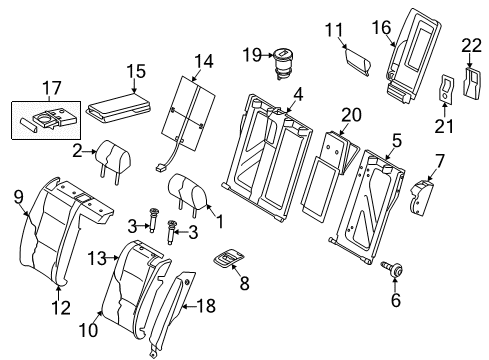 8K0-885-631-A-J50 Audi Storage Compart Cap