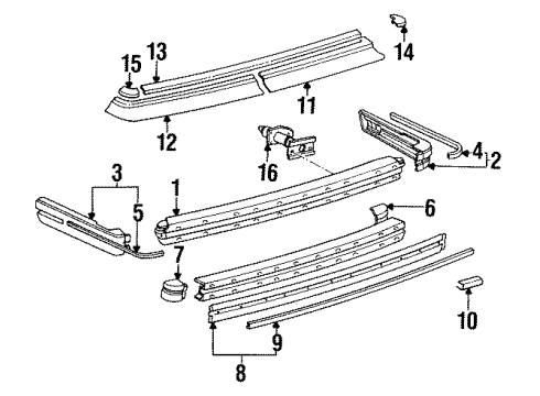 Audi 811-803-503 Energy Absorber Mount Bracket 811-803-503 Audi Energy Absorber Mount Bracket