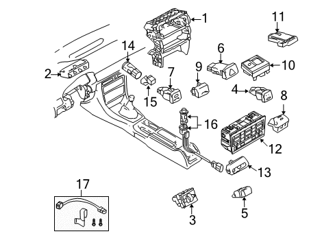 0B1-941-521-B Audi Back-Up Switch