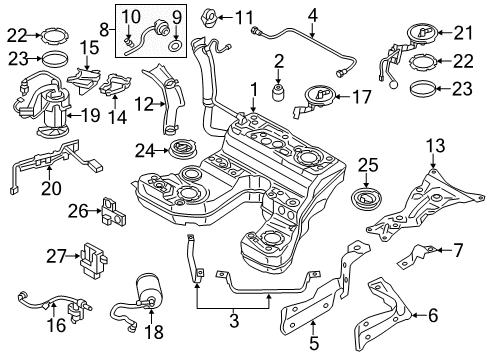 Audi 07P-127-025-M Fuel Pump 07P-127-025-M Audi Fuel Pump
