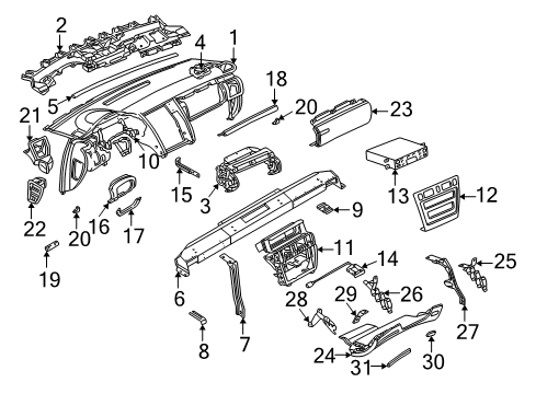 4D0-862-533-B-B98 Audi Cup Holder