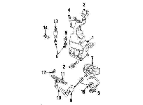 Audi 443-955-523-A Level Sensor 443-955-523-A Audi Level Sensor