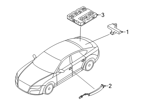 Audi 4H0-959-754-DB-TKE Transmitter Audi 4H0-959-754-DB-TKE Transmitter