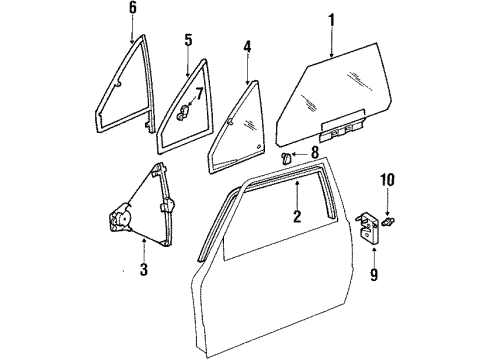 Audi 813-837-606-A Vent Assembly Audi 813-837-606-A Vent Assembly