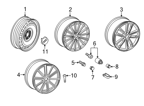 8W0-601-025-JD Audi WHEEL