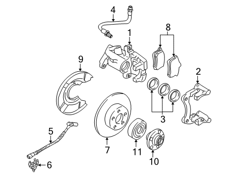 4D0-615-423-AX Audi Caliper