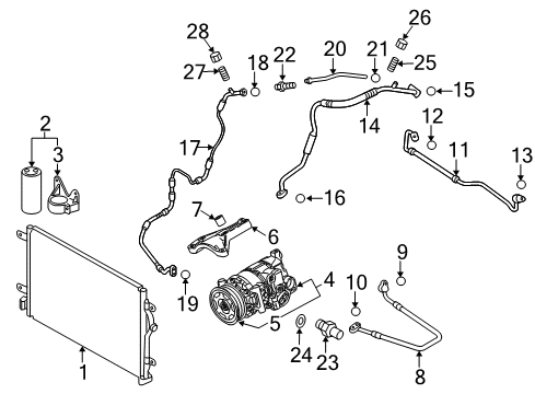 8E0-260-701-BR Audi A/C Hoses