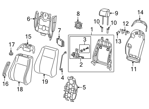 Audi 4N0-963-573-C Seat Back Heater
