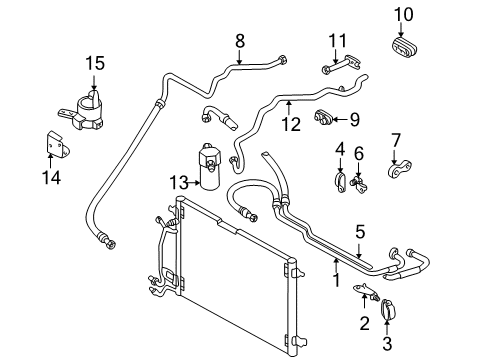 Audi 8D0-260-701-AE A/C Hoses