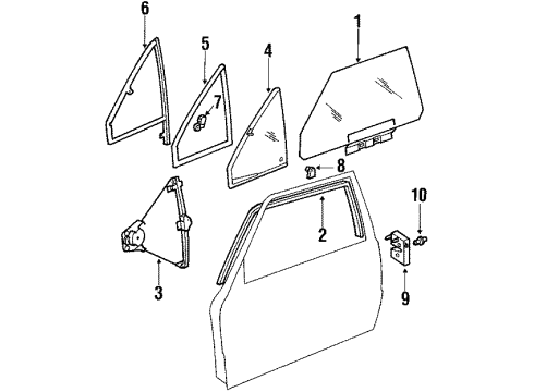 Audi 811-837-439-A Guide Channel 811-837-439-A Audi Guide Channel