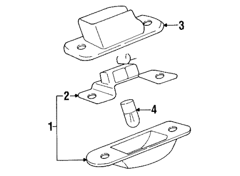 443-943-191 Audi Lamp Assembly Gasket