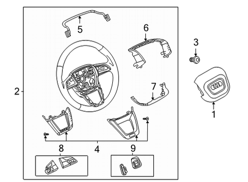Audi 4M0-419-689-H-INZ Trim Audi 4M0-419-689-H-INZ Trim
