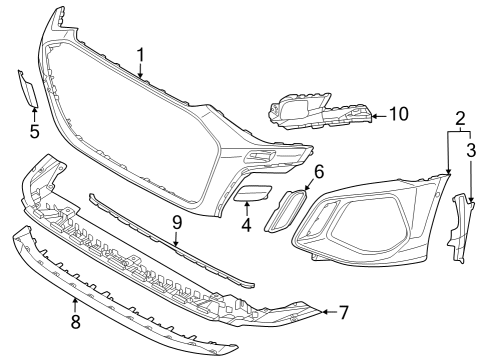 Audi 8Y0-807-725-Y9B Trim 8Y0-807-725-Y9B Audi Trim