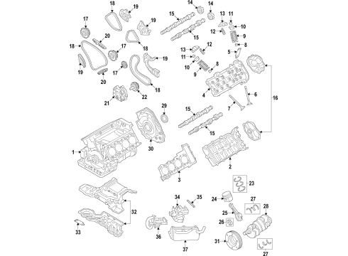 Audi 079-103-011-GE Cylinder Block Audi 079-103-011-GE Cylinder Block