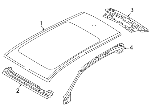 N-104-723-02 Audi Roof Panel Nut