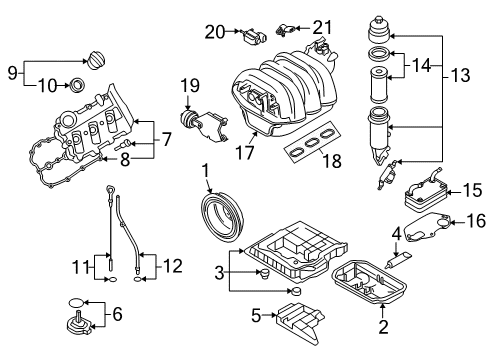 Audi 03C-906-051-C Pressure Sensor