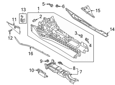 4K0-863-305-D-GIM Audi Trim Panel