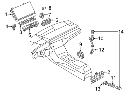Audi 4N0-959-673-E Switch Audi 4N0-959-673-E Switch
